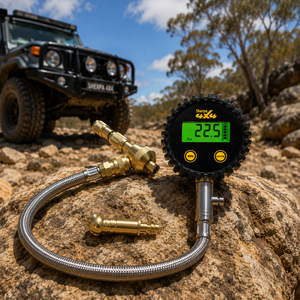 Sherpa 4x4 Digital Tire Deflator & Gauge with Quick Connect Fittings