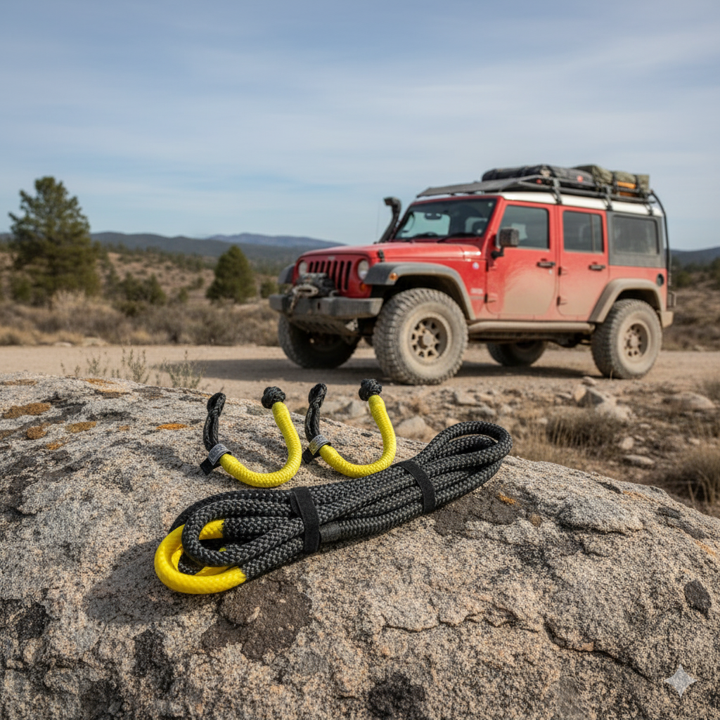 Sherpa 4x4 Recovery Rope & Shackles Bundle