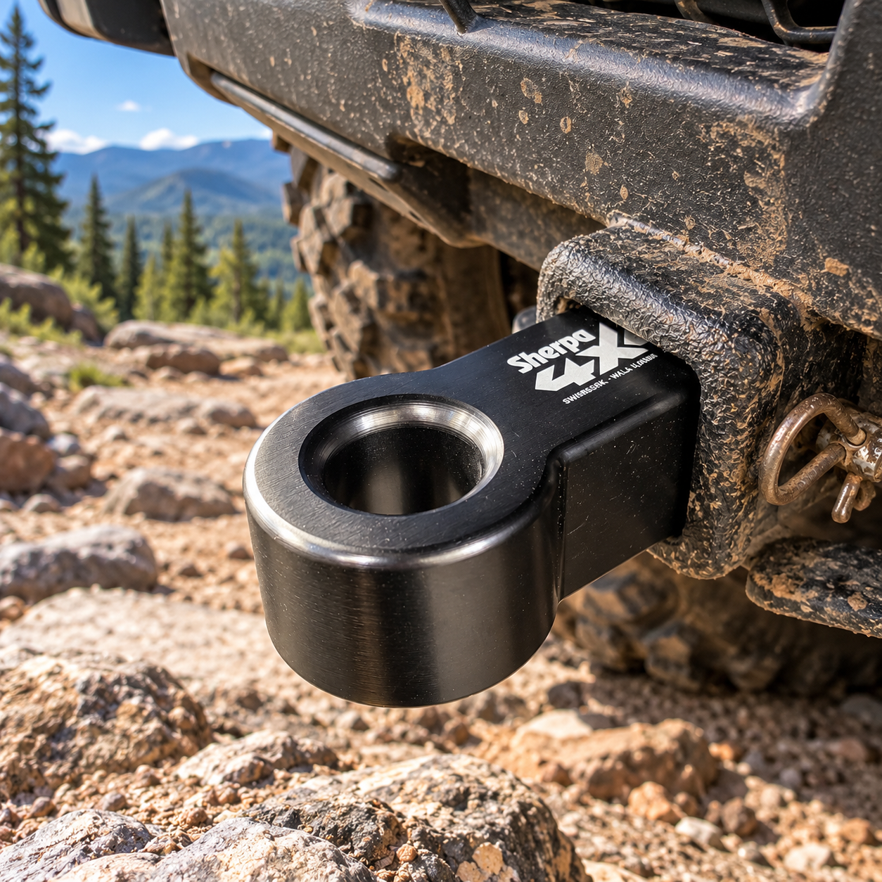 Sherpa 4x4 Alloy Soft Shackle Recovery Hitch