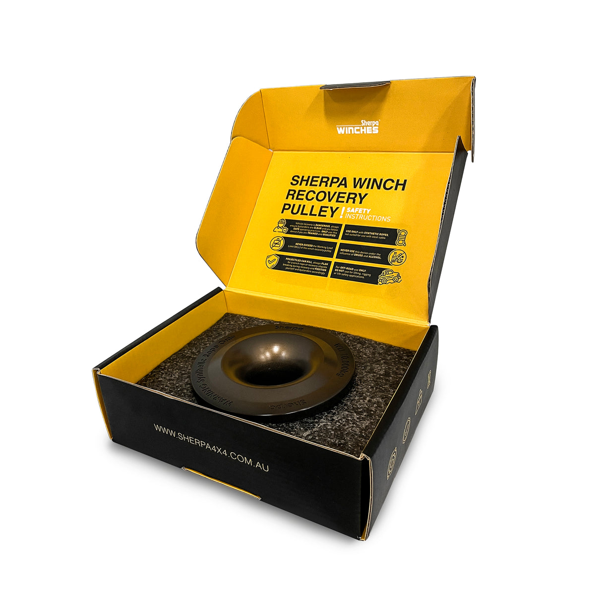 snatch block pulley for winch ropes